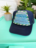 Kantha Patch Trucker Hat - One of a Kind