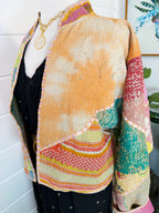 Patchwork Kantha Jacket – Quilted Reversible Blanket Coat