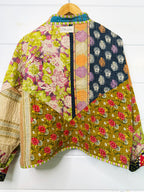 Patchwork Kantha Jacket – Quilted Reversible Blanket Coat