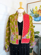 Patchwork Kantha Jacket – Quilted Reversible Blanket Coat