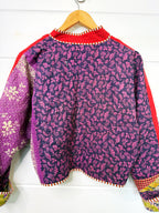 Patchwork Kantha Jacket – Quilted Reversible Blanket Coat