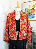 Patchwork Kantha Jacket – Quilted Reversible Blanket Coat