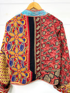 Patchwork Kantha Jacket – Quilted Reversible Blanket Coat