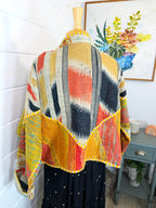 Patchwork Kantha Jacket – Quilted Reversible Blanket Coat