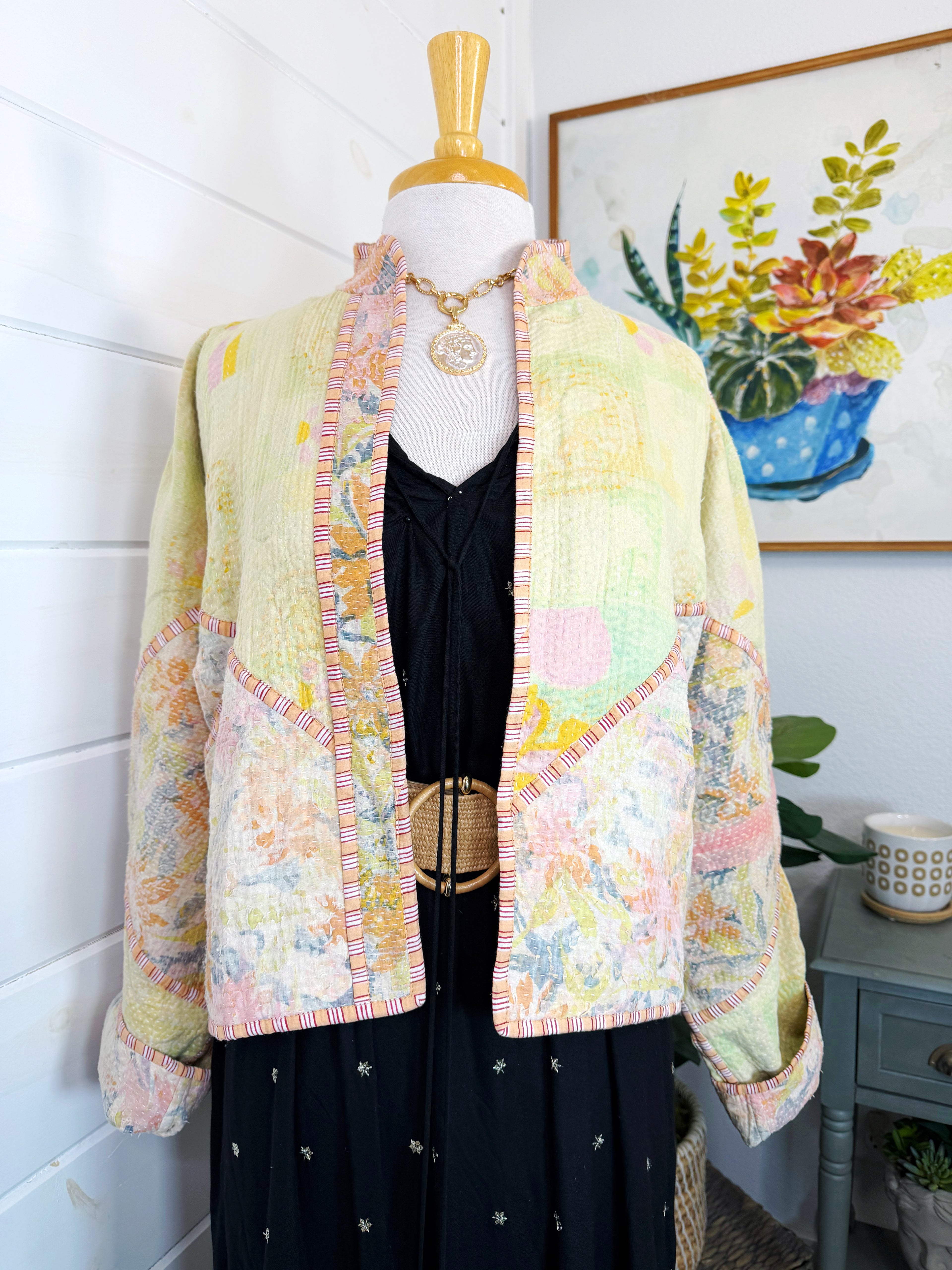 Patchwork Kantha Jacket - Stevie Style #1880
