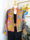 Patchwork Kantha Jacket – Quilted Reversible Blanket Coat