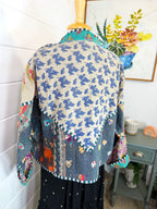 Patchwork Kantha Jacket – Quilted Reversible Blanket Coat