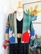 Patchwork Kantha Jacket – Quilted Reversible Blanket Coat