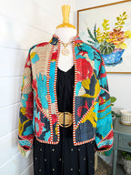 Patchwork Kantha Jacket – Quilted Reversible Blanket Coat