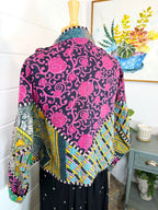 Patchwork Kantha Jacket – Quilted Reversible Blanket Coat