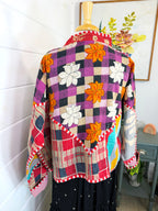 Patchwork Kantha Jacket – Quilted Reversible Blanket Coat