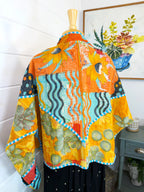 Patchwork Kantha Jacket – Quilted Reversible Blanket Coat