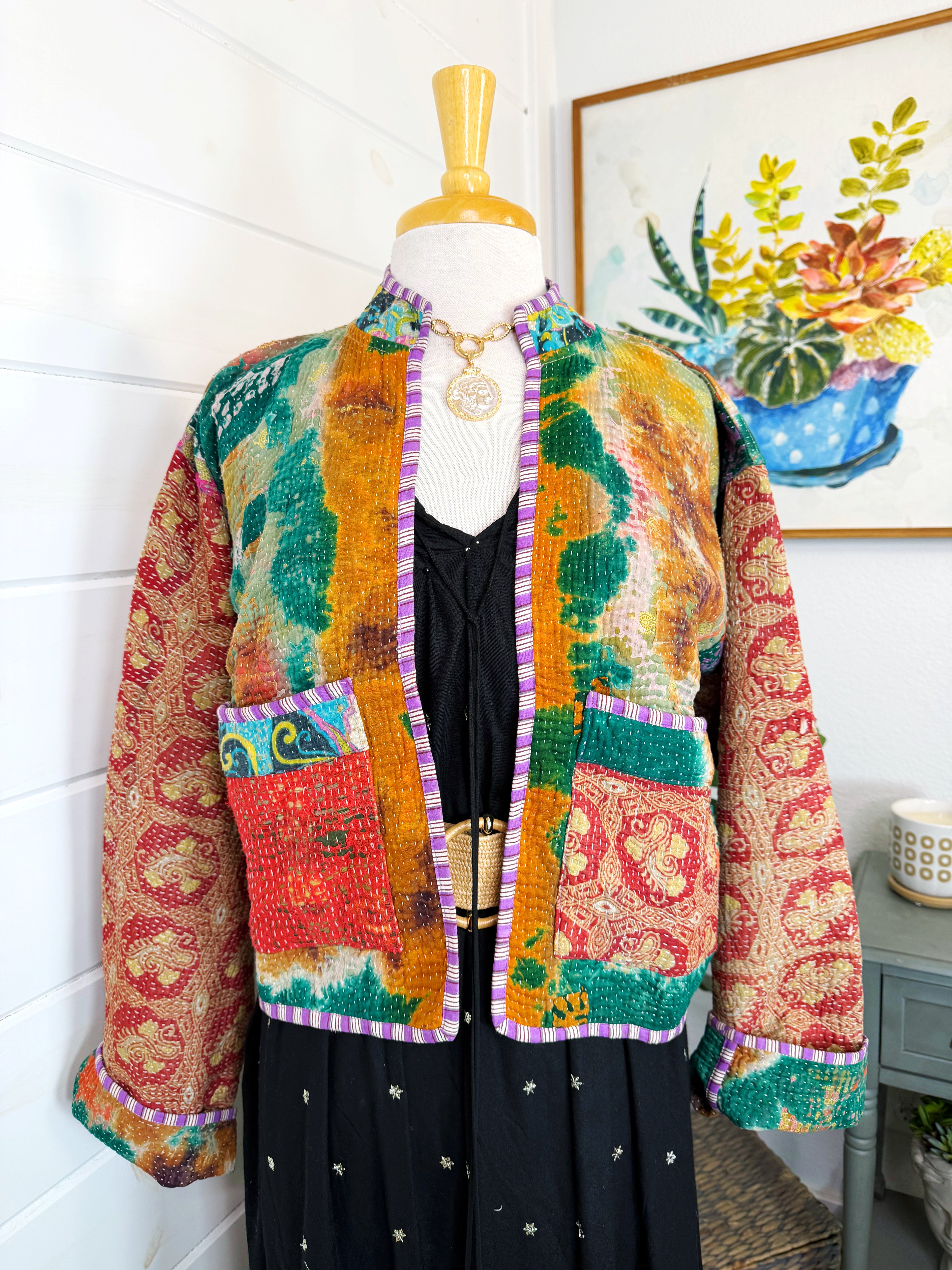 Revival Kantha Jacket – Nash Style #1903