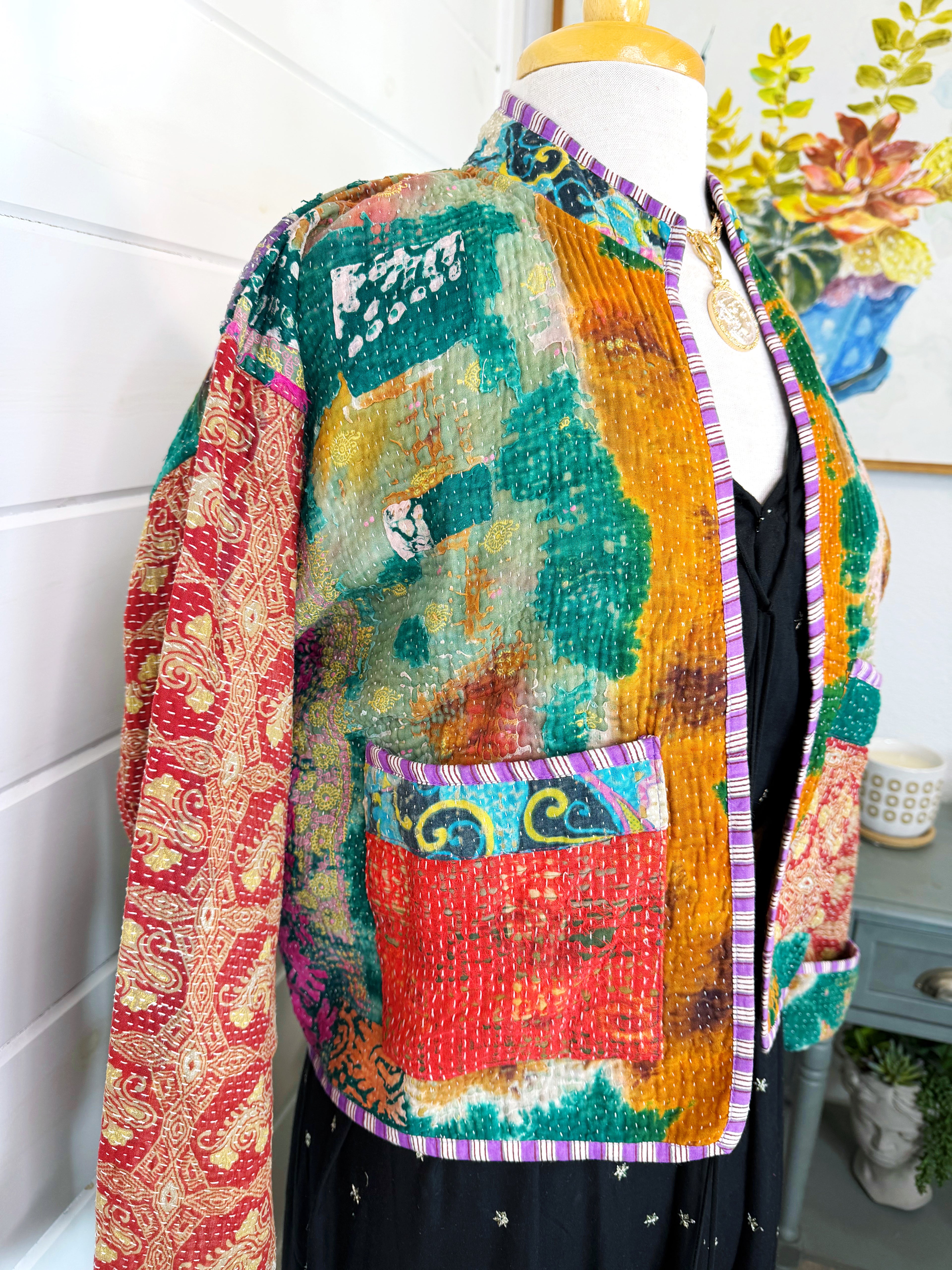 Revival Kantha Jacket – Nash Style #1903