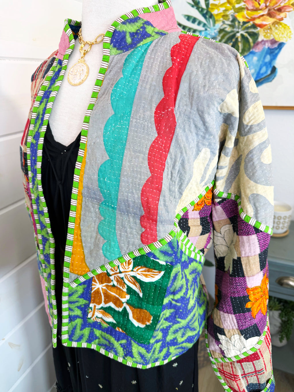 Revival Kantha Jacket – Stevie Style #1906