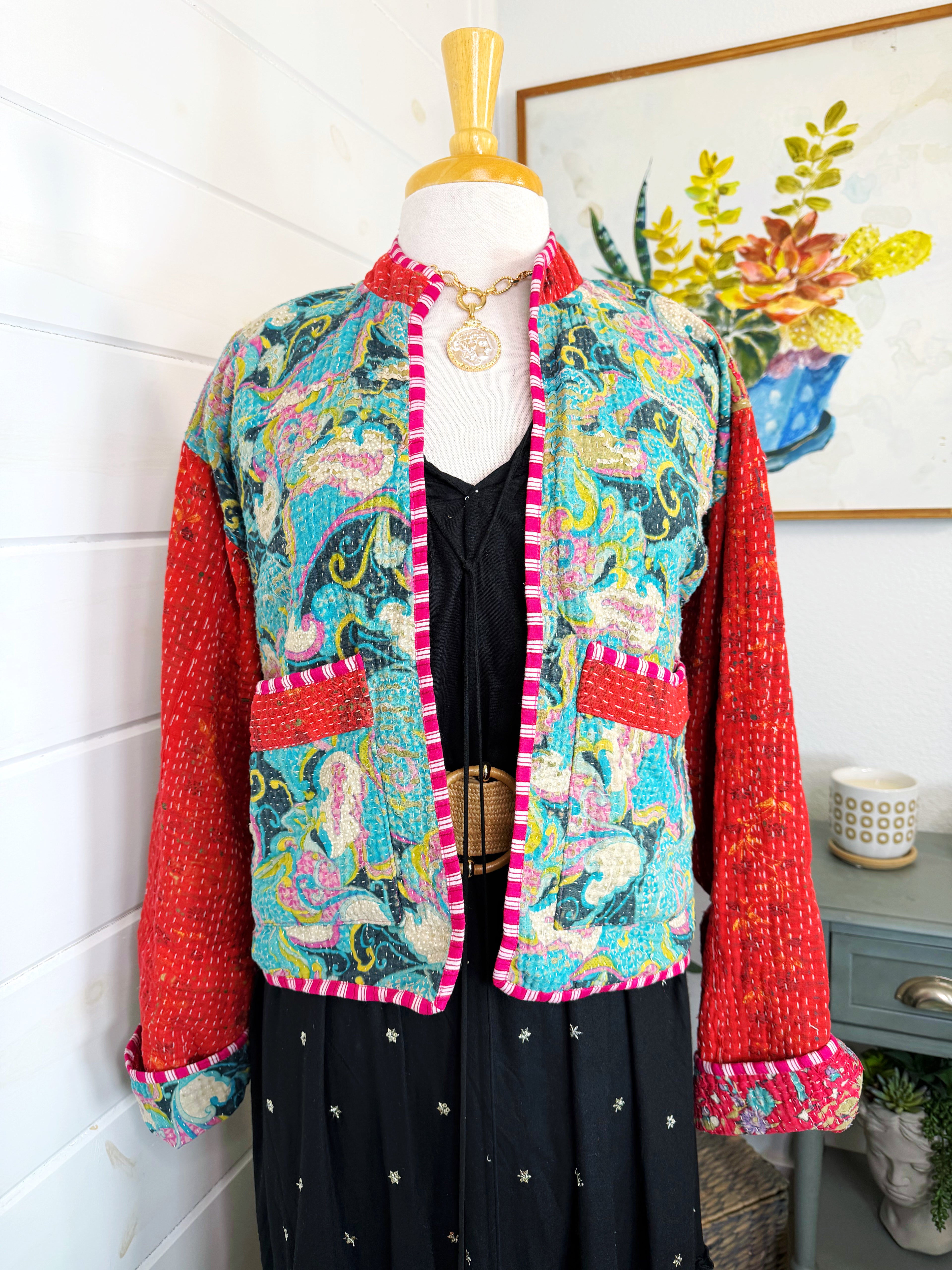 Revival Kantha Jacket – Nash Style #1908