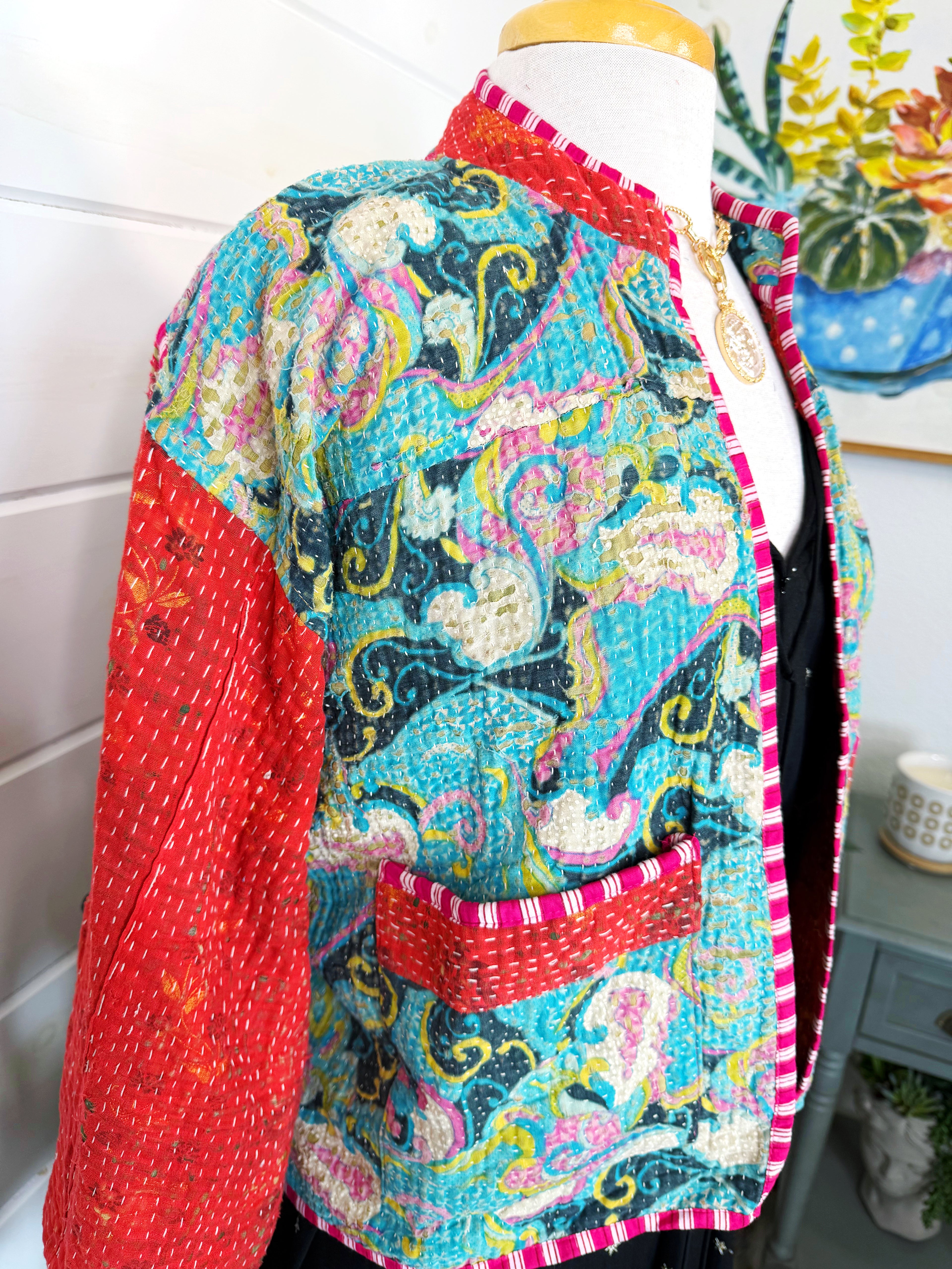 Revival Kantha Jacket – Nash Style #1908