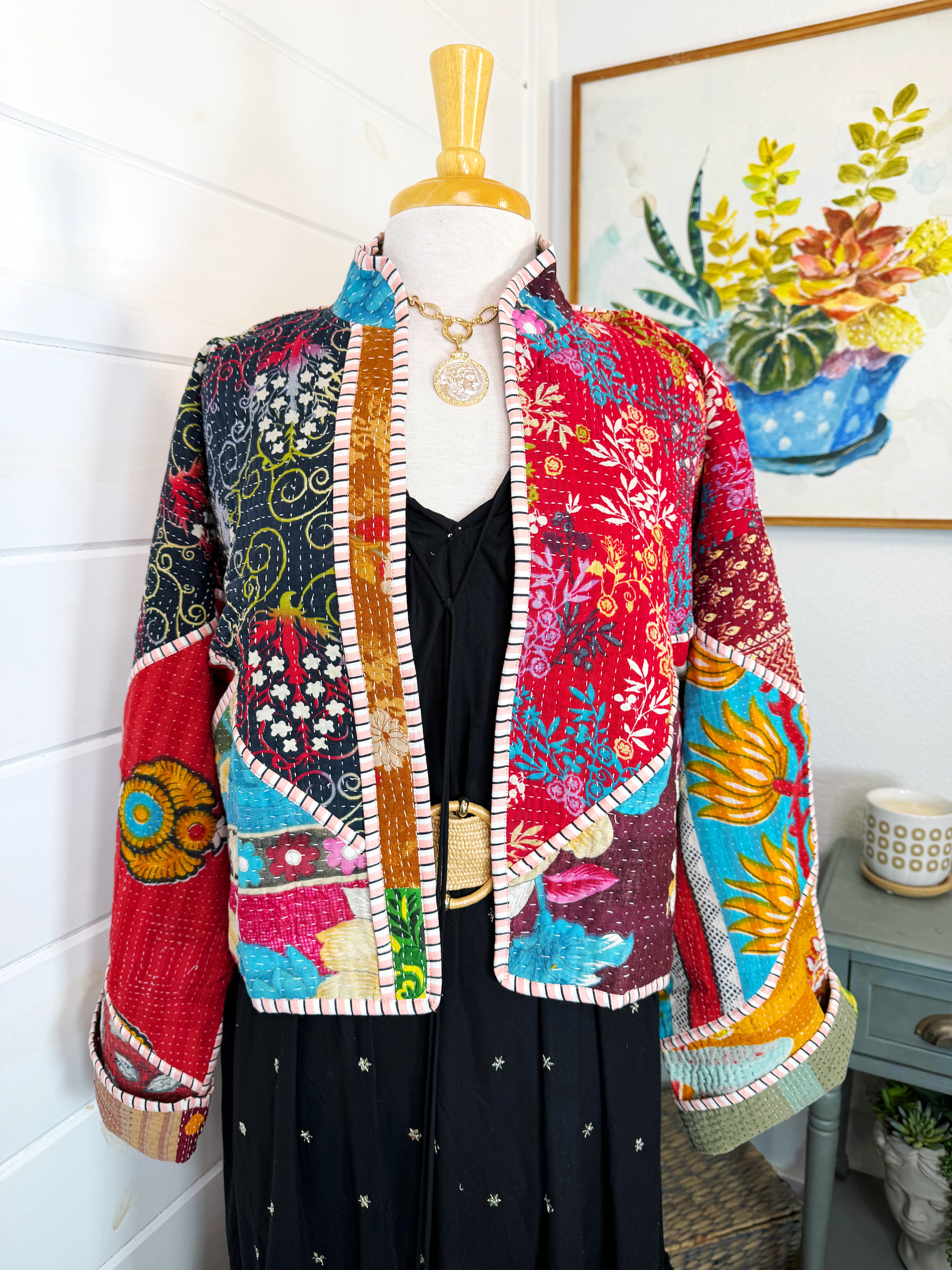 Revival Kantha Jacket – Stevie Style #1910
