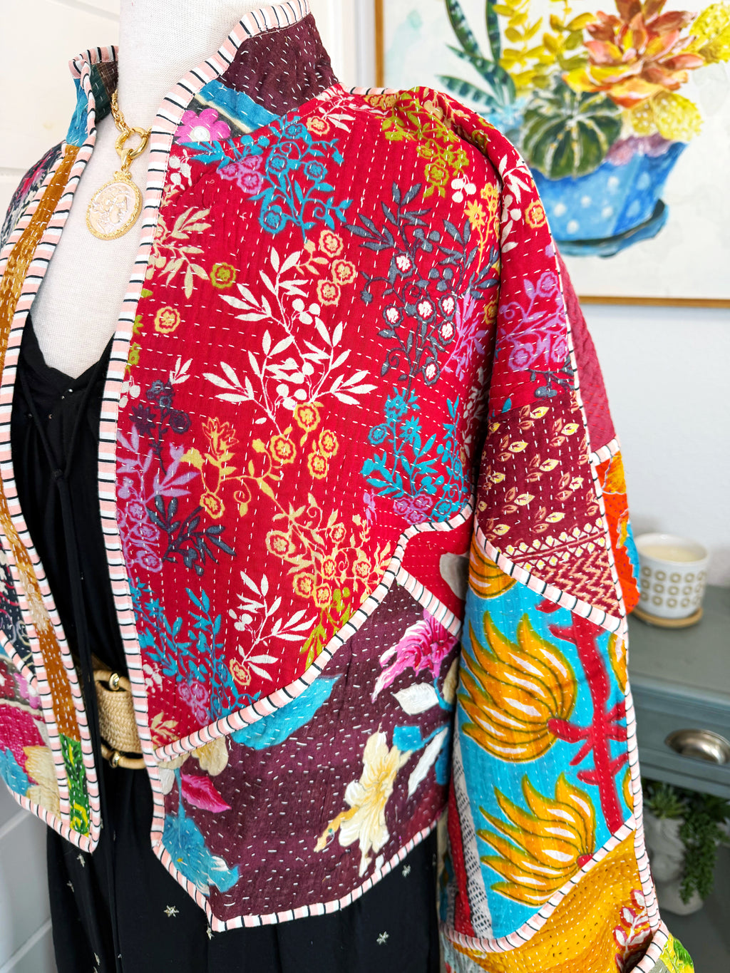 Revival Kantha Jacket – Stevie Style #1910