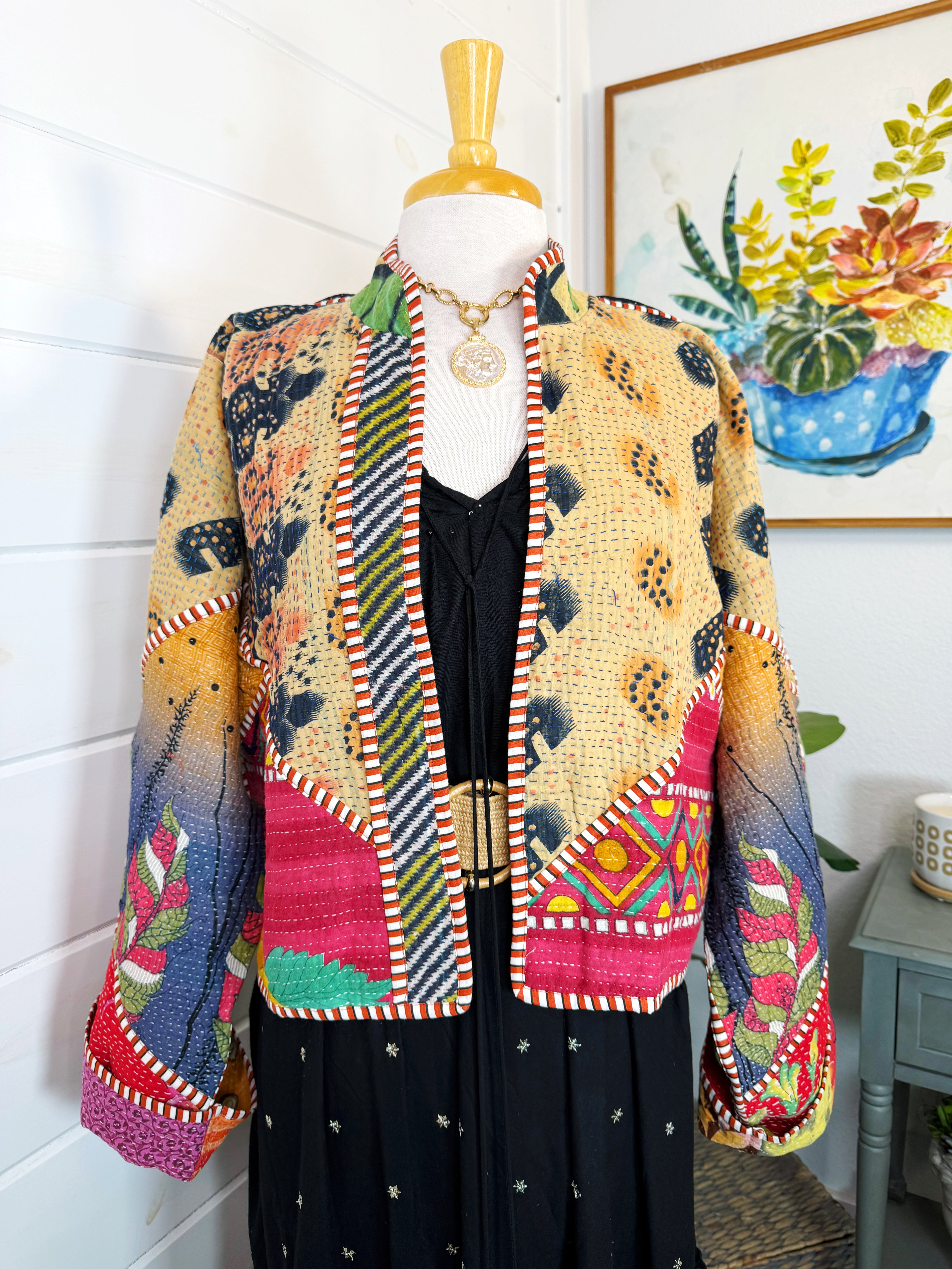 Revival Kantha Jacket – Stevie Style #1911