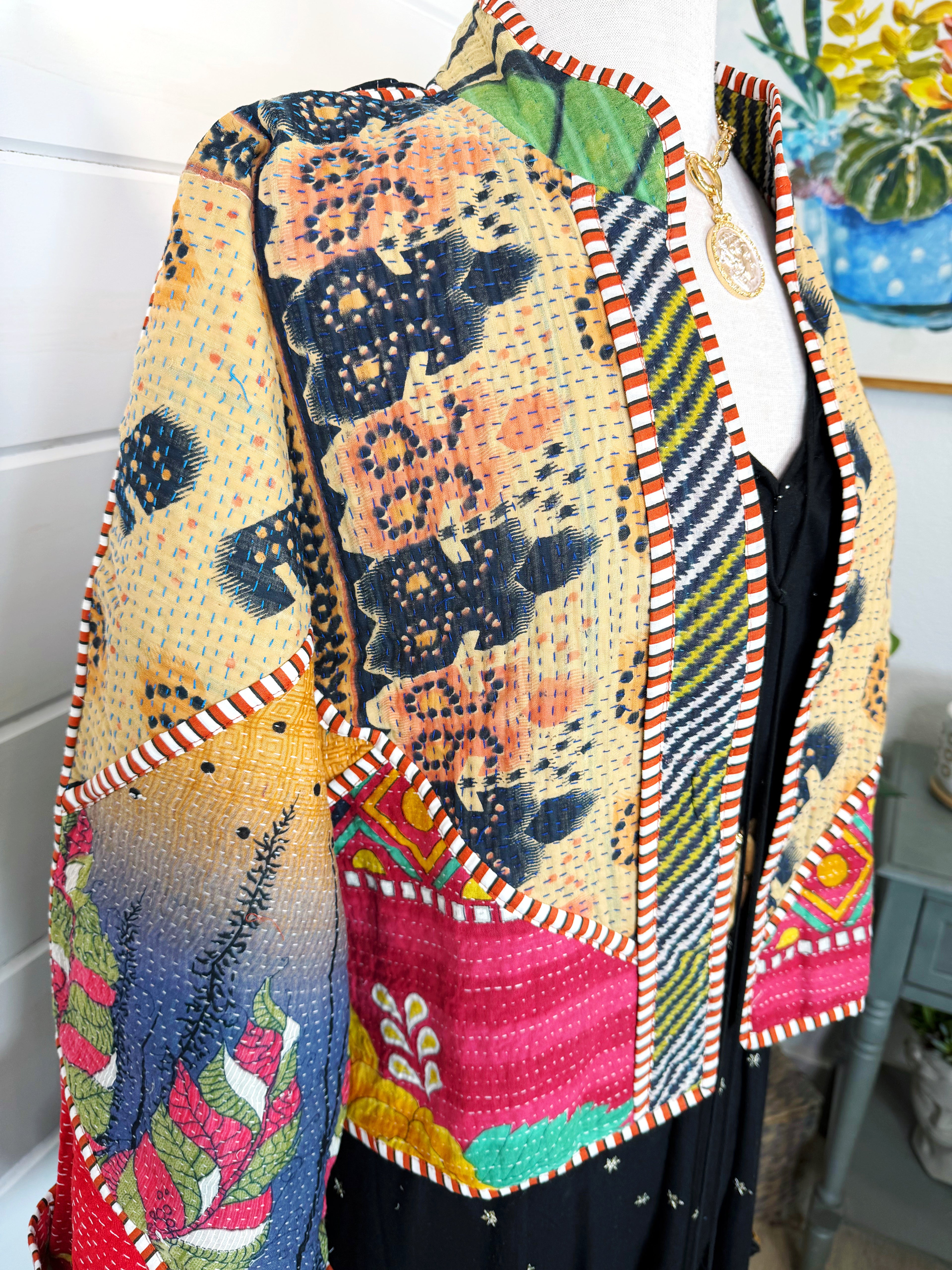 Revival Kantha Jacket – Stevie Style #1911