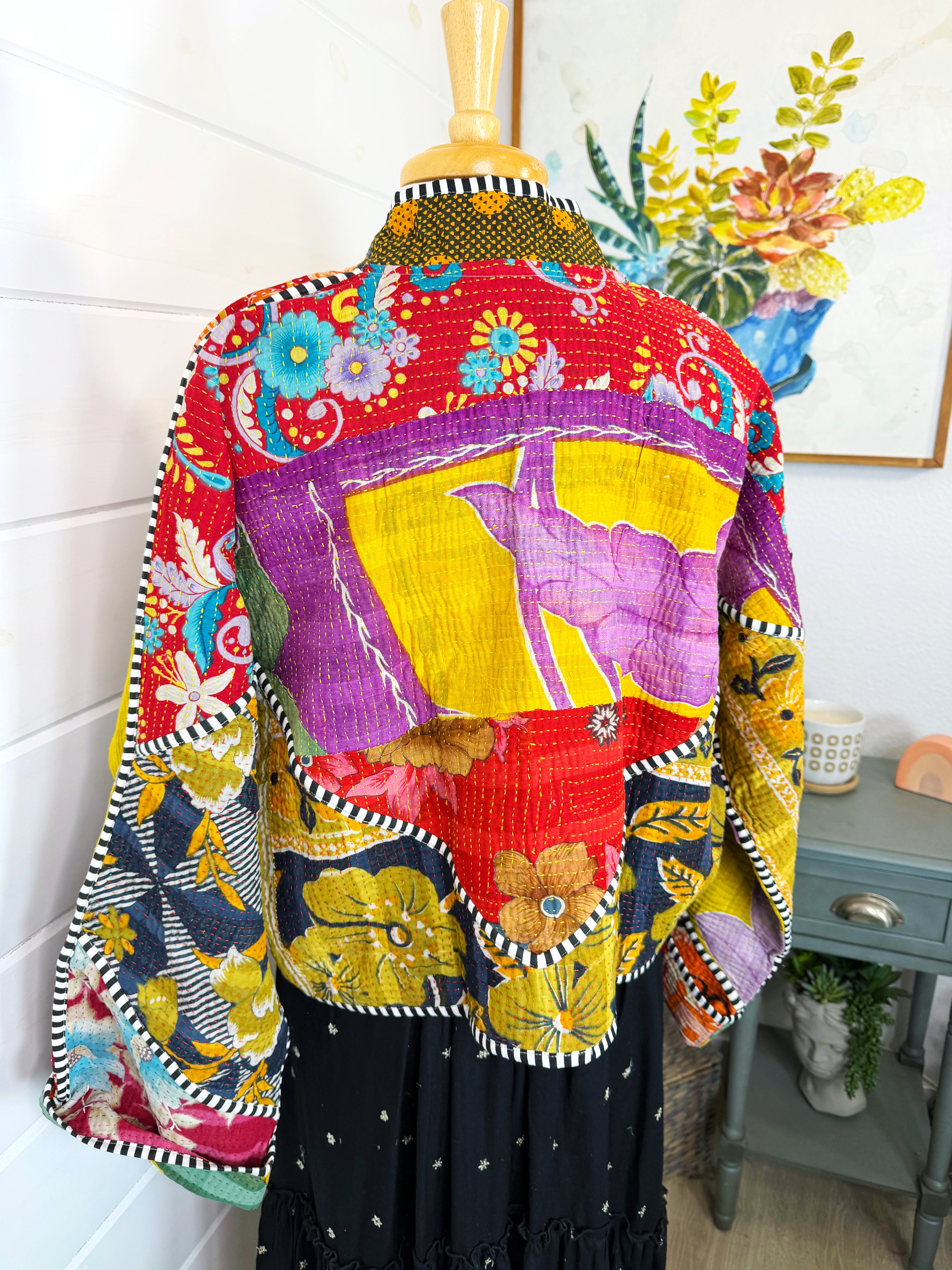 Revival Kantha Jacket – Stevie Style #1913
