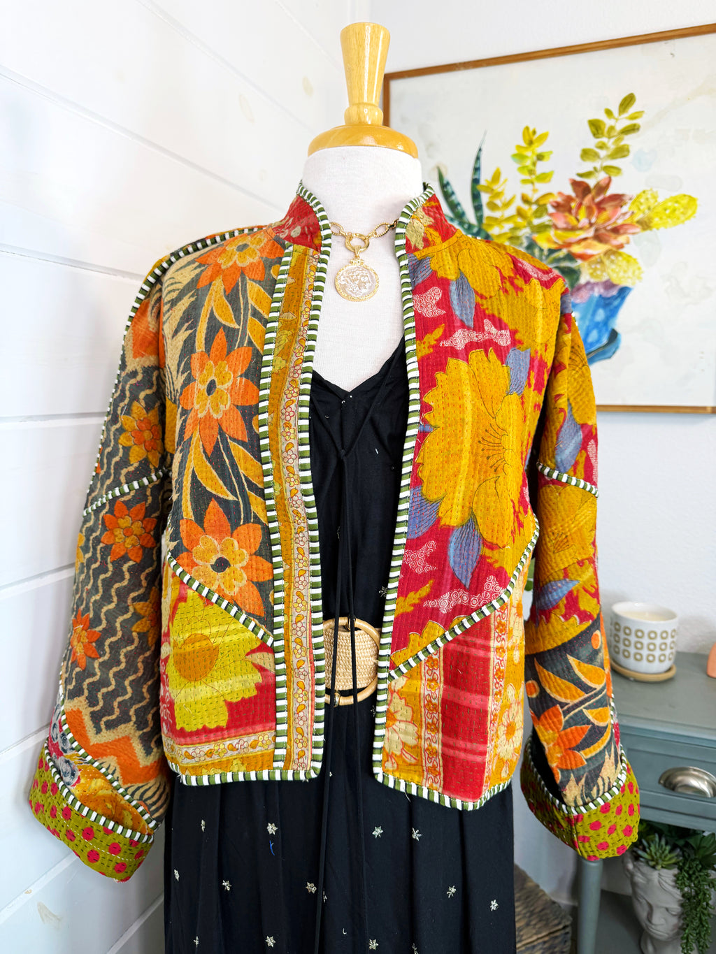 Revival Kantha Jacket – Stevie Style #1914