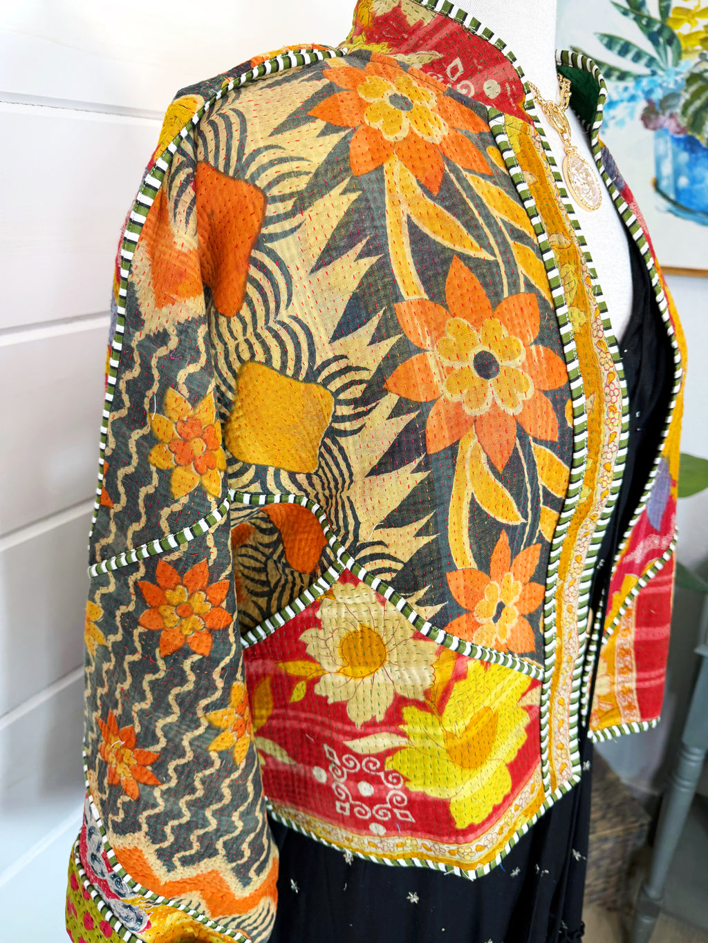 Revival Kantha Jacket – Stevie Style #1914