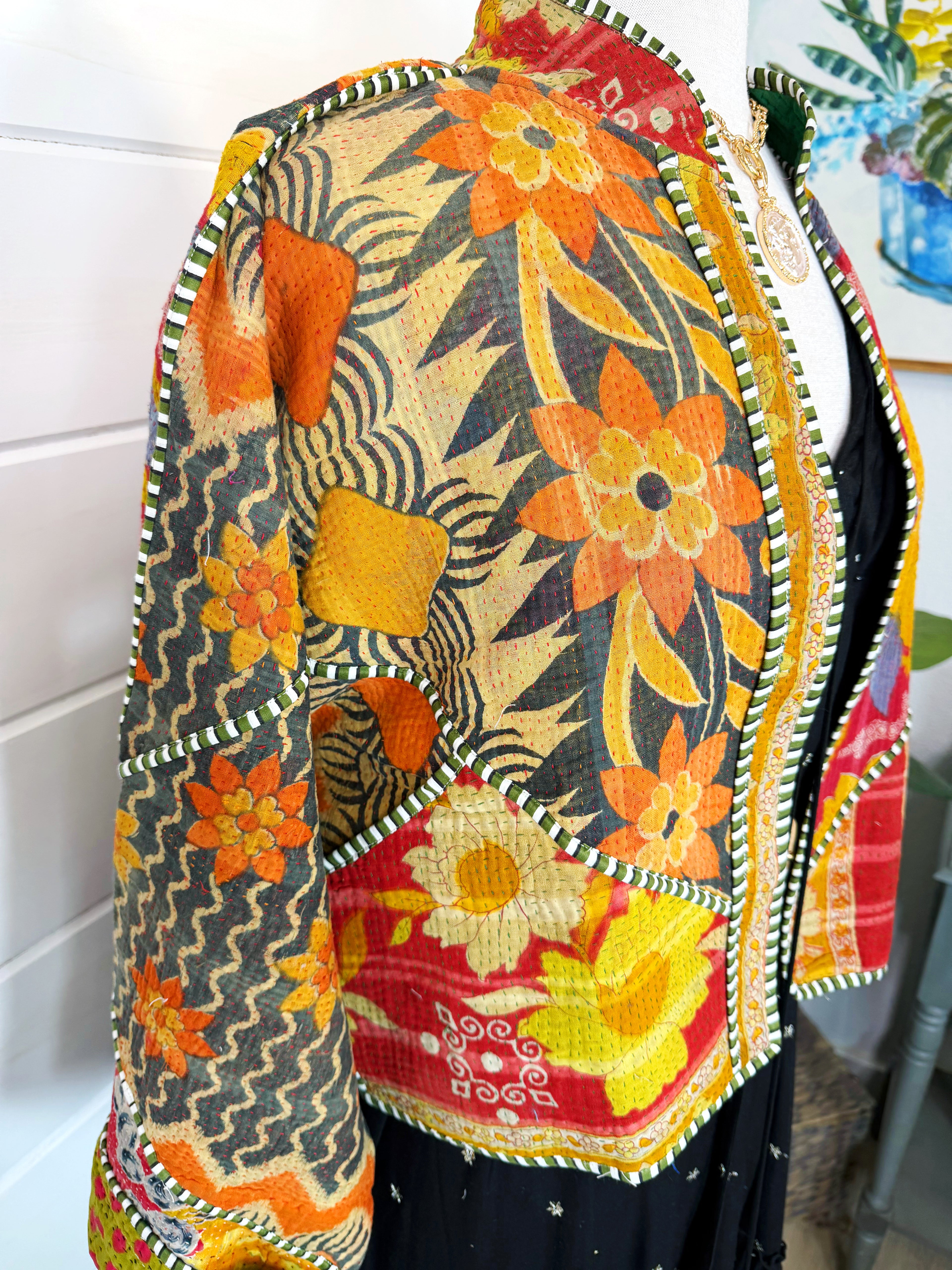 Revival Kantha Jacket – Stevie Style #1914