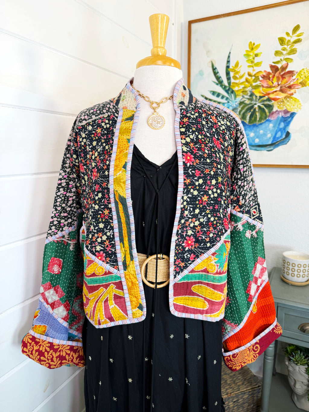 Revival Kantha Jacket – Stevie Style #1916