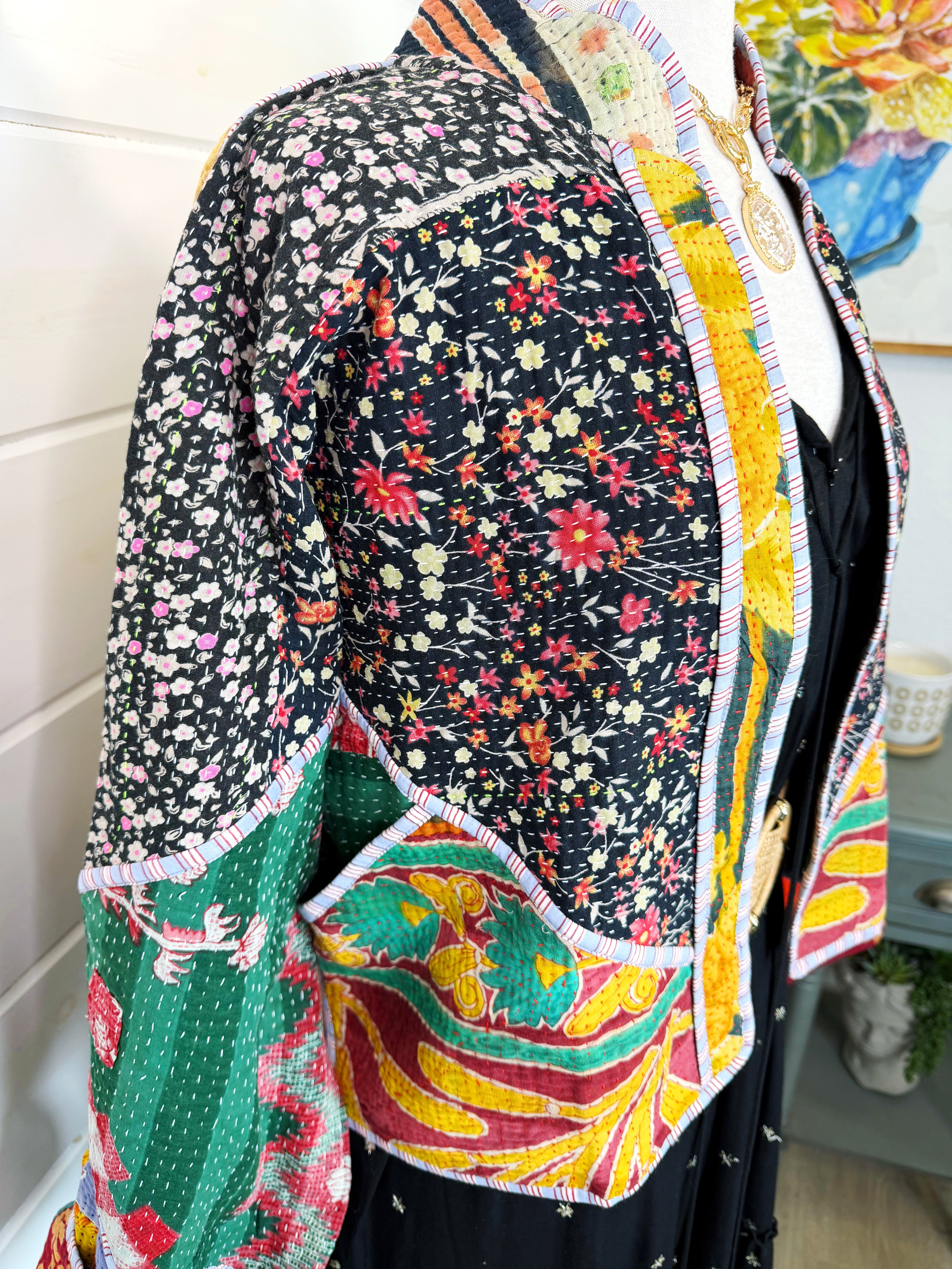 Revival Kantha Jacket – Stevie Style #1916