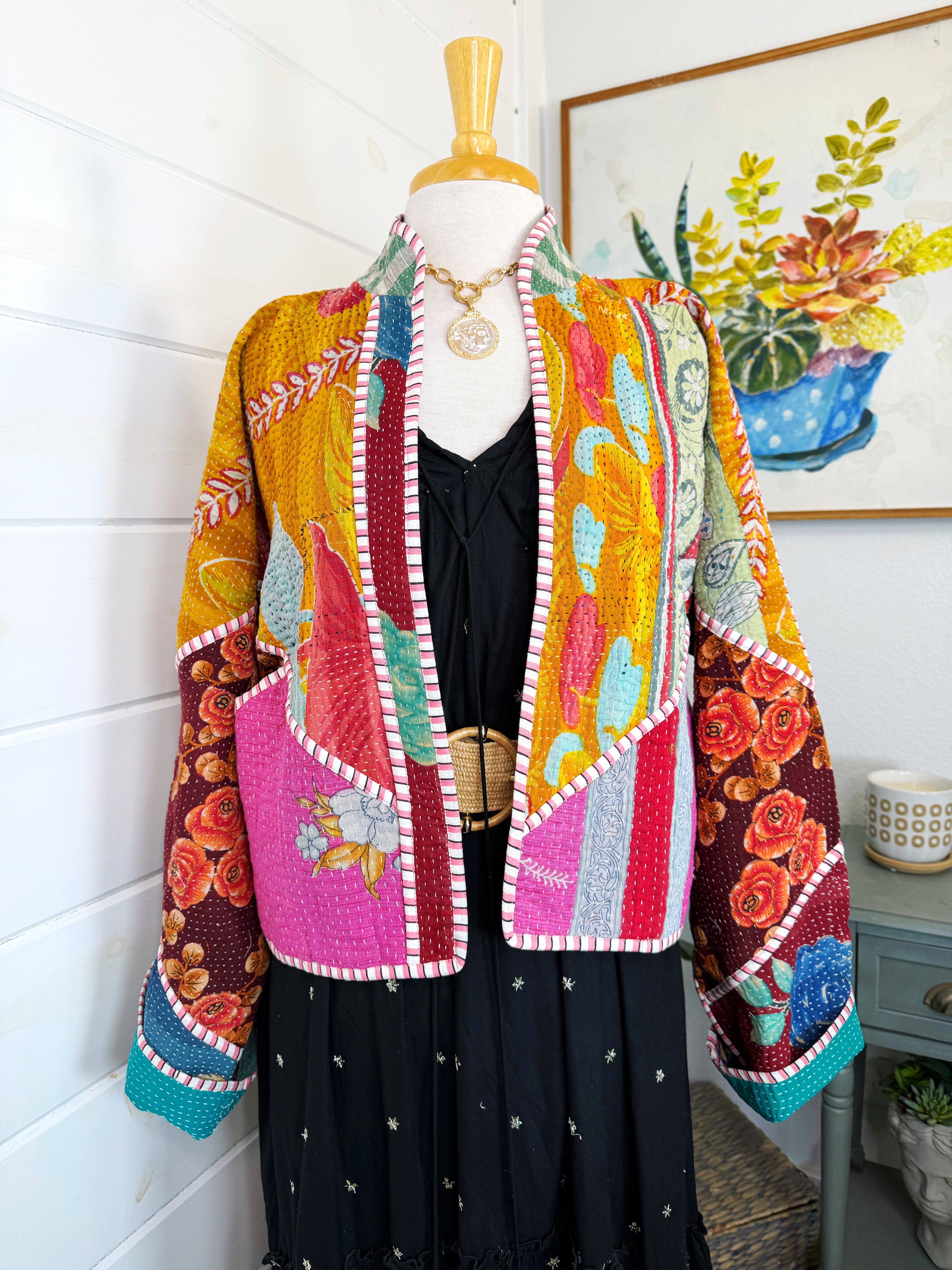 Revival Kantha Jacket – Stevie Style #1918