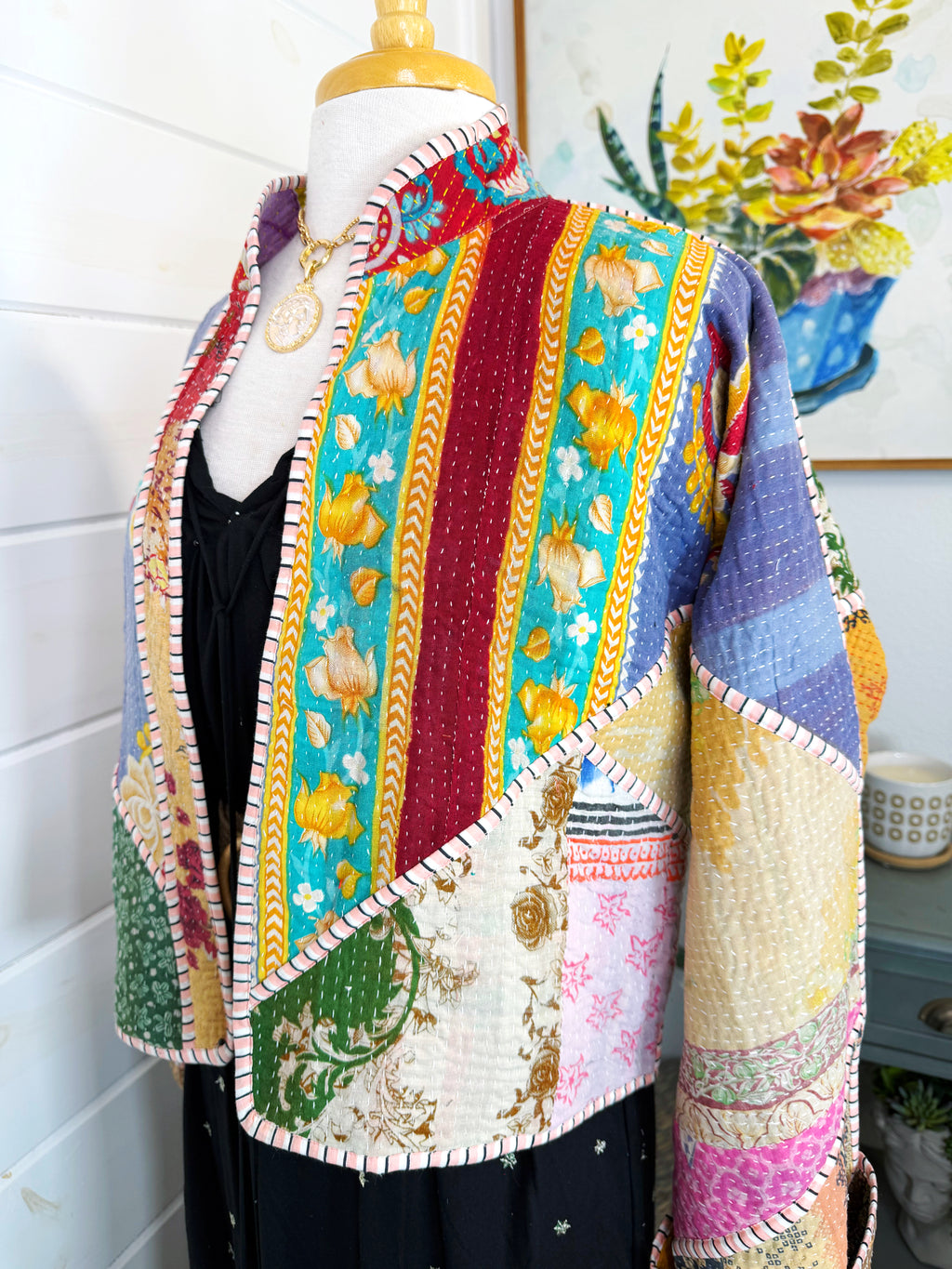 Revival Kantha Jacket – Stevie Style #1922
