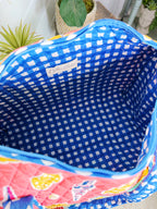 Quilted Mini Duffle Bag - Coral Seashell