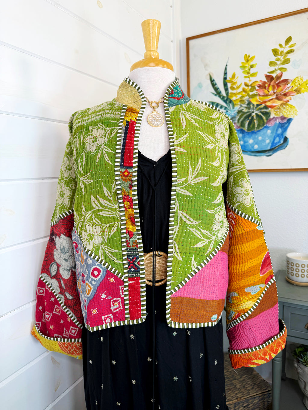 Revival Kantha Jacket – Stevie Style #1930
