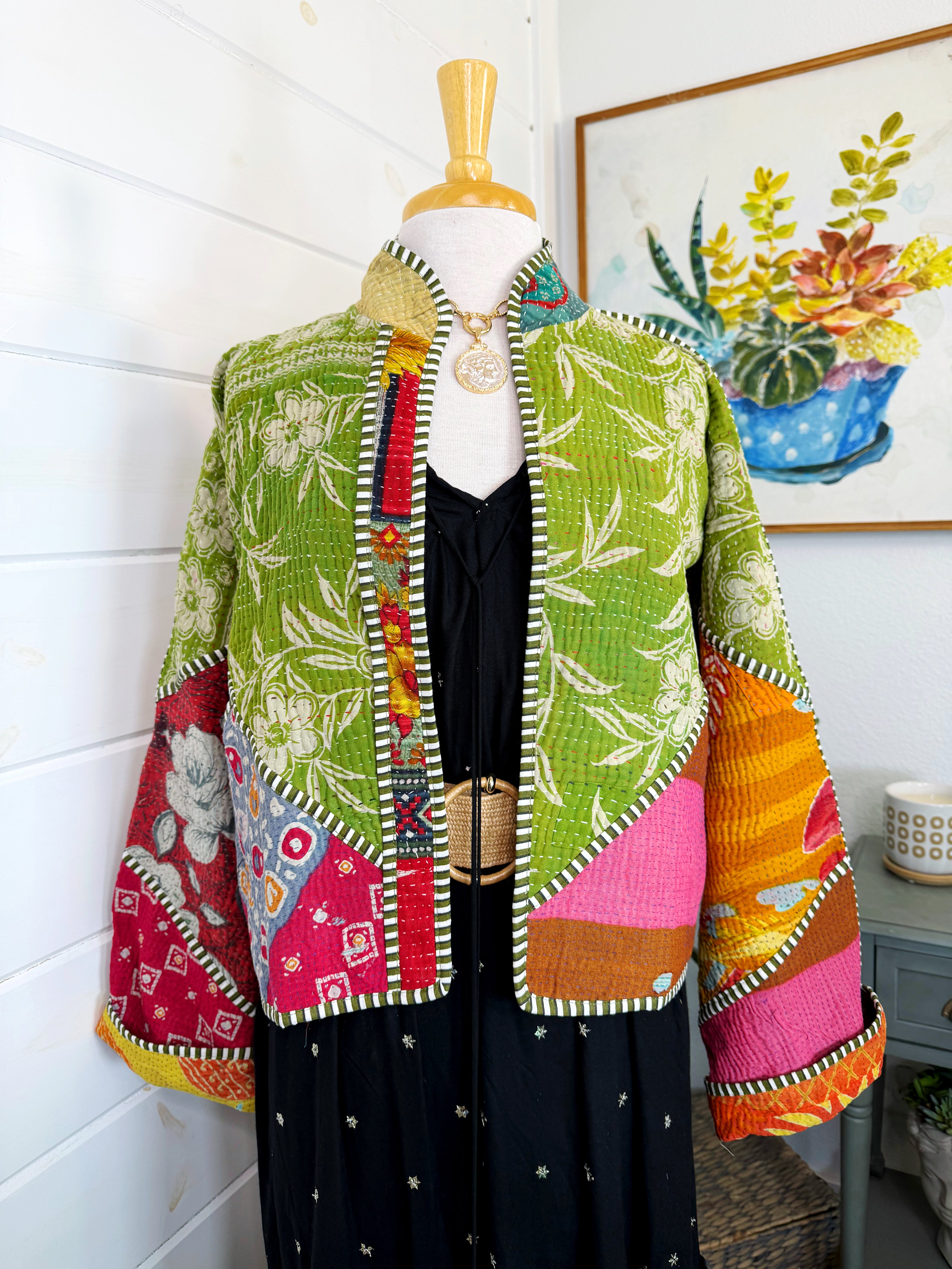 Revival Kantha Jacket – Stevie Style #1930