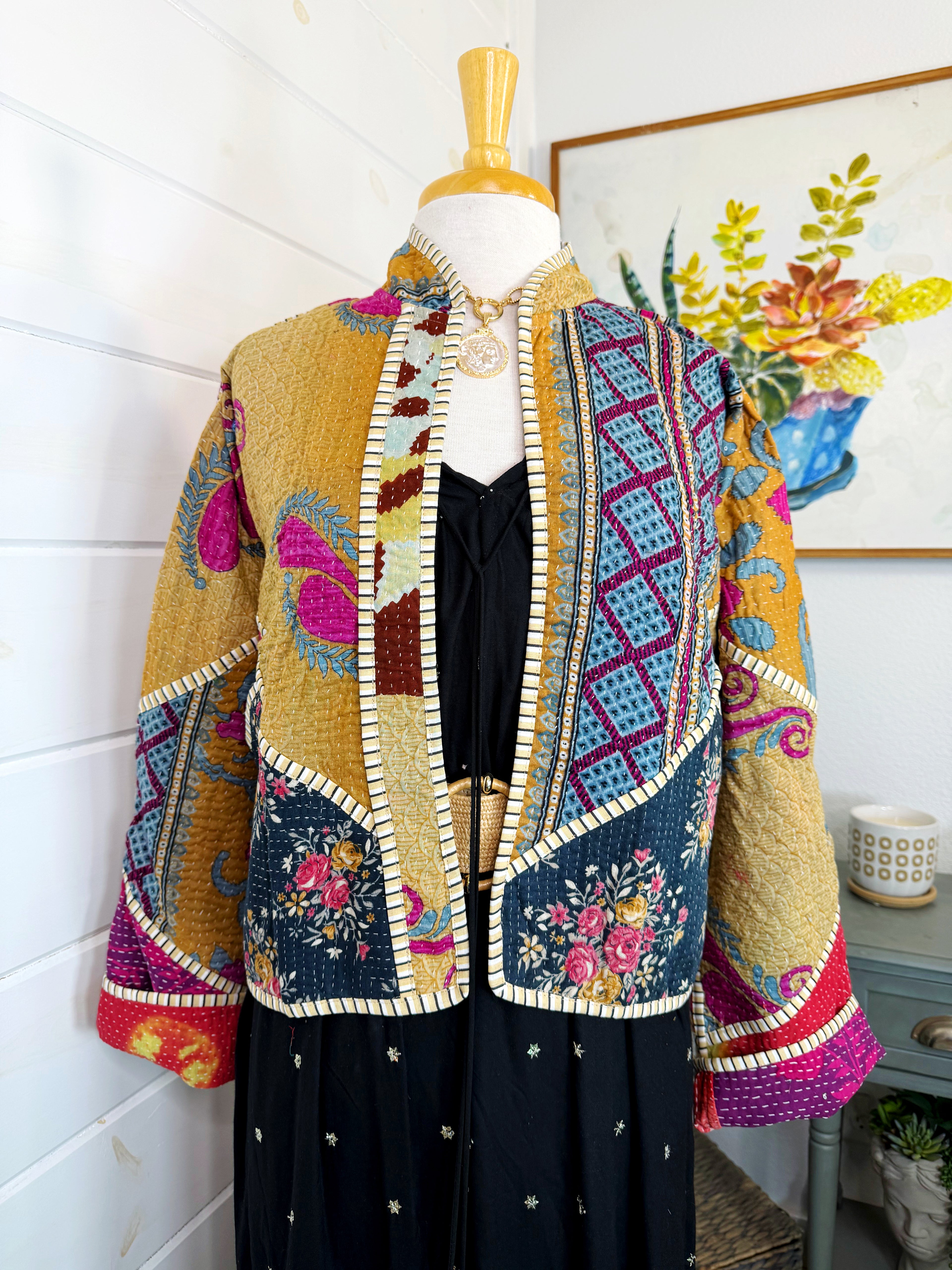 Revival Kantha Jacket – Stevie Style #1931