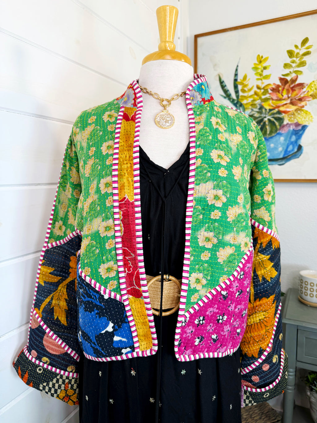 Revival Kantha Jacket – Stevie Style #1934