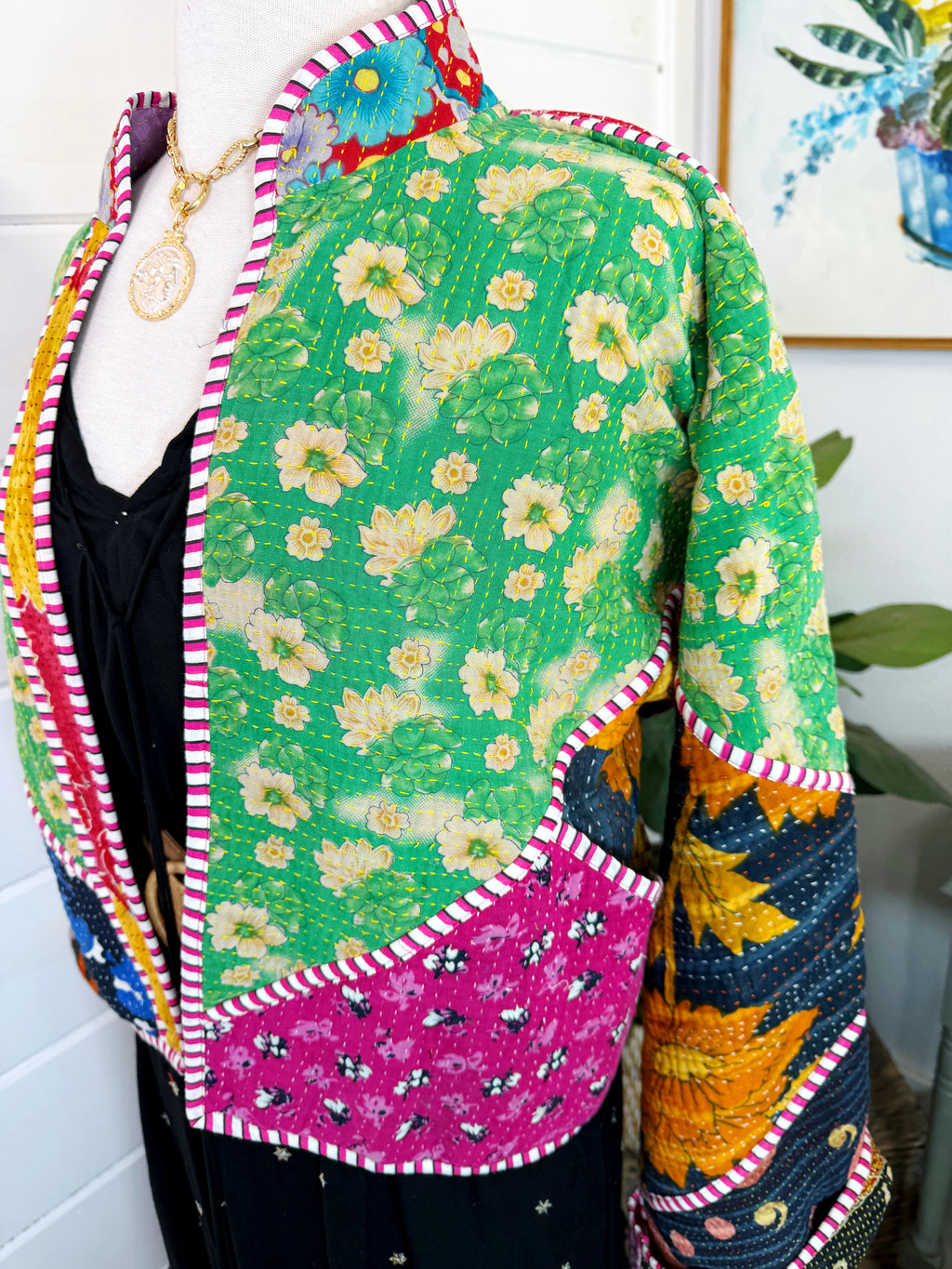 Revival Kantha Jacket – Stevie Style #1934
