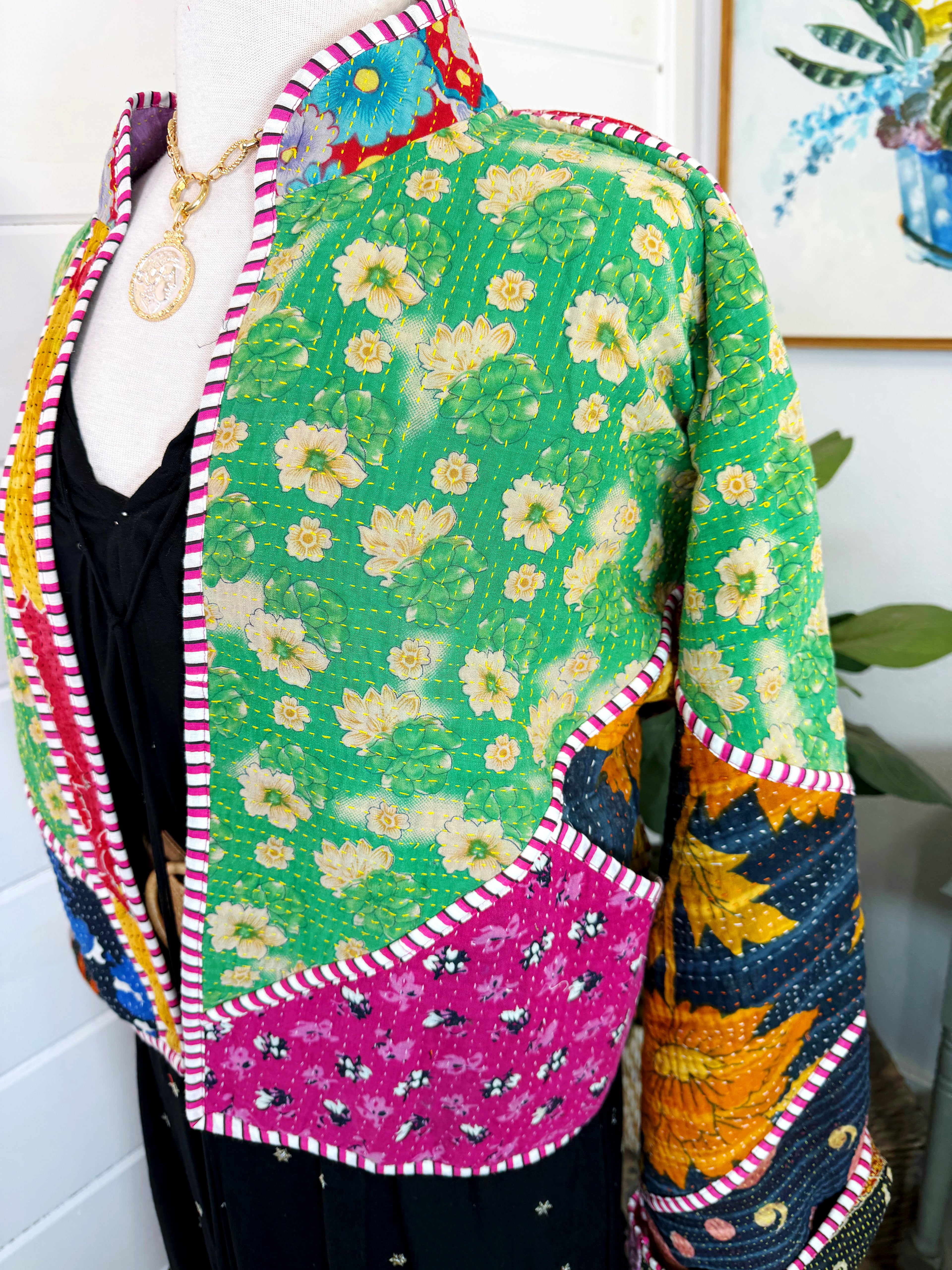 Revival Kantha Jacket – Stevie Style #1934