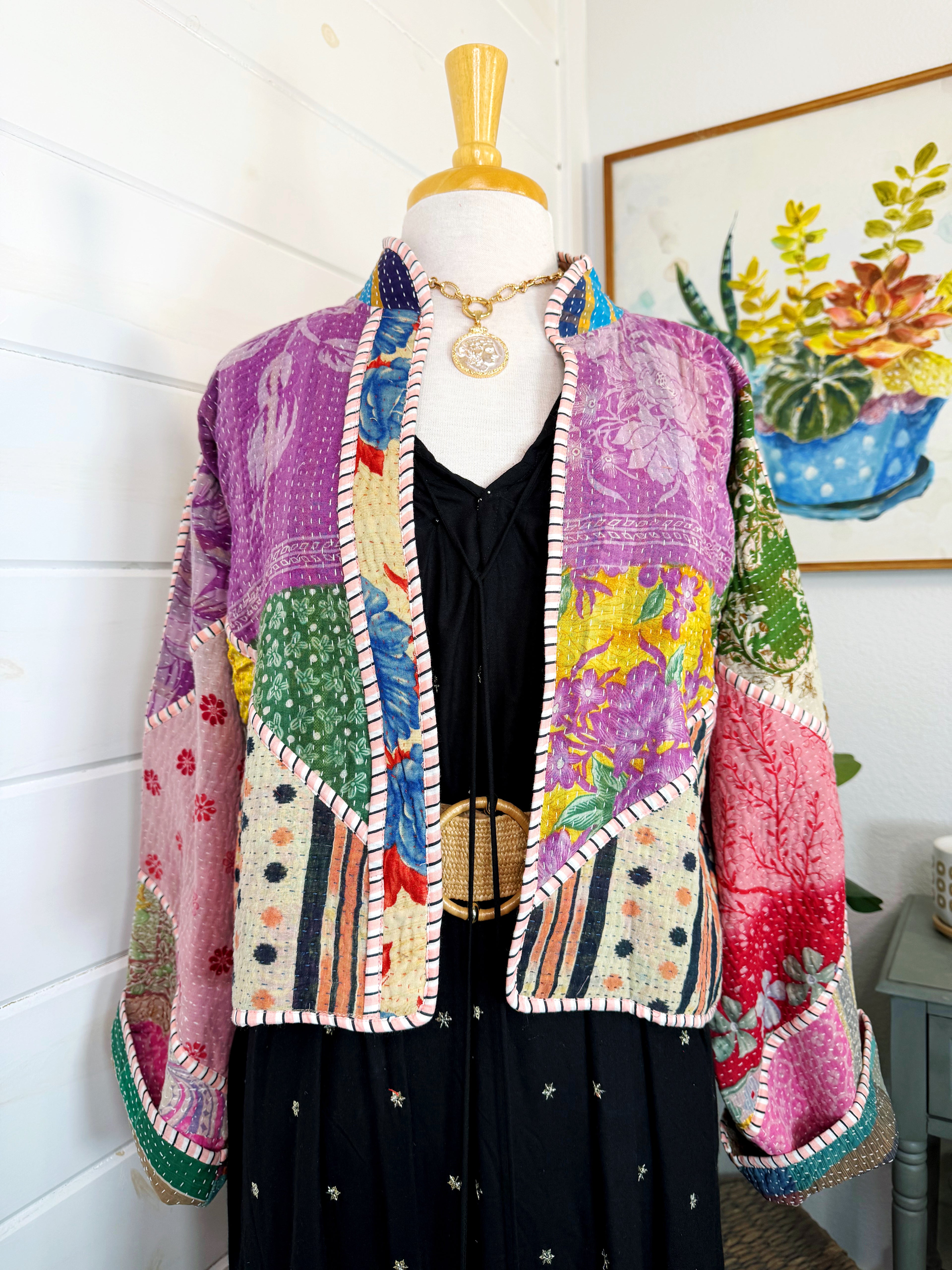 Revival Kantha Jacket – Stevie Style #1937