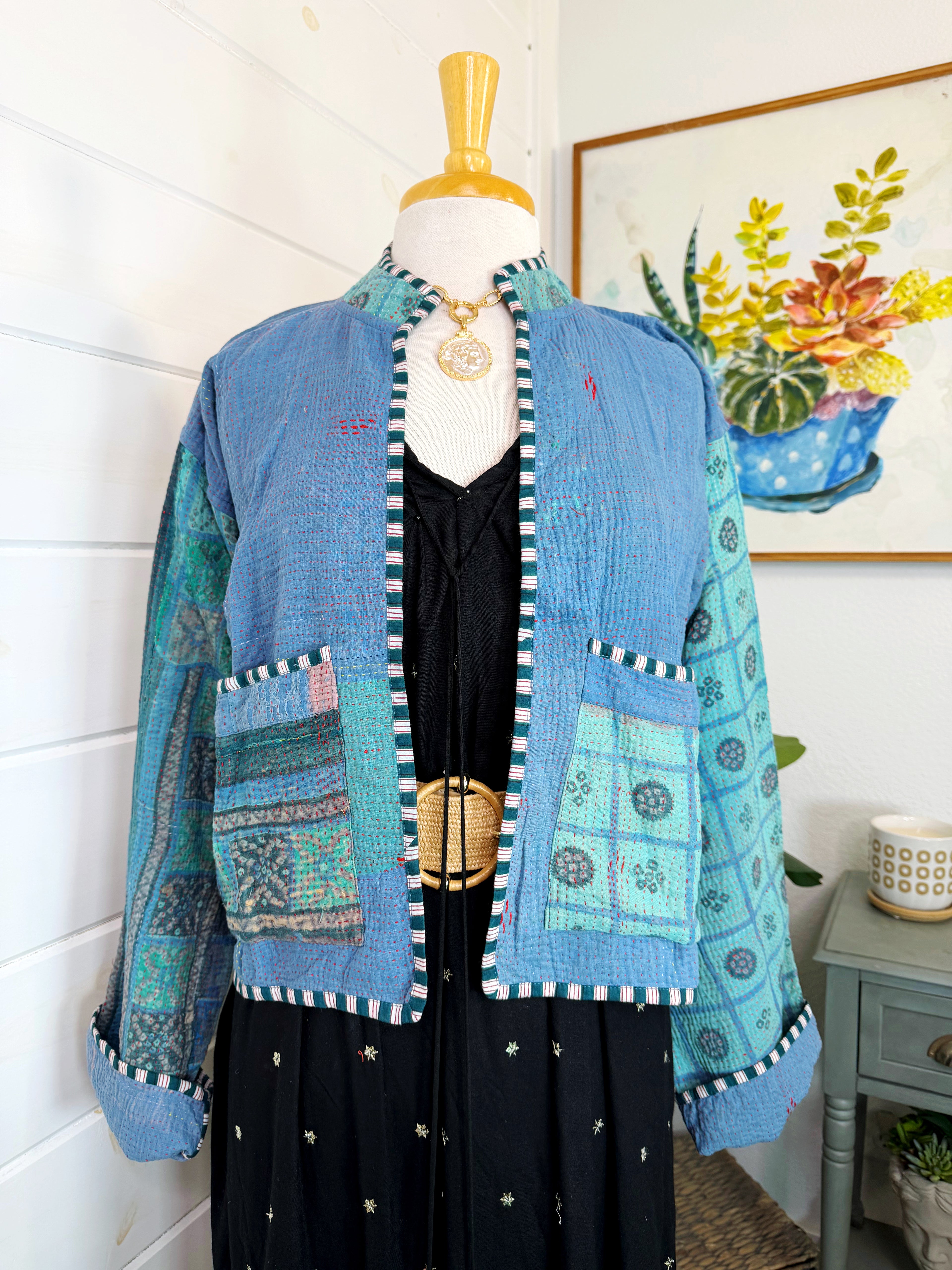 Revival Kantha Jacket – Nash Style #1938