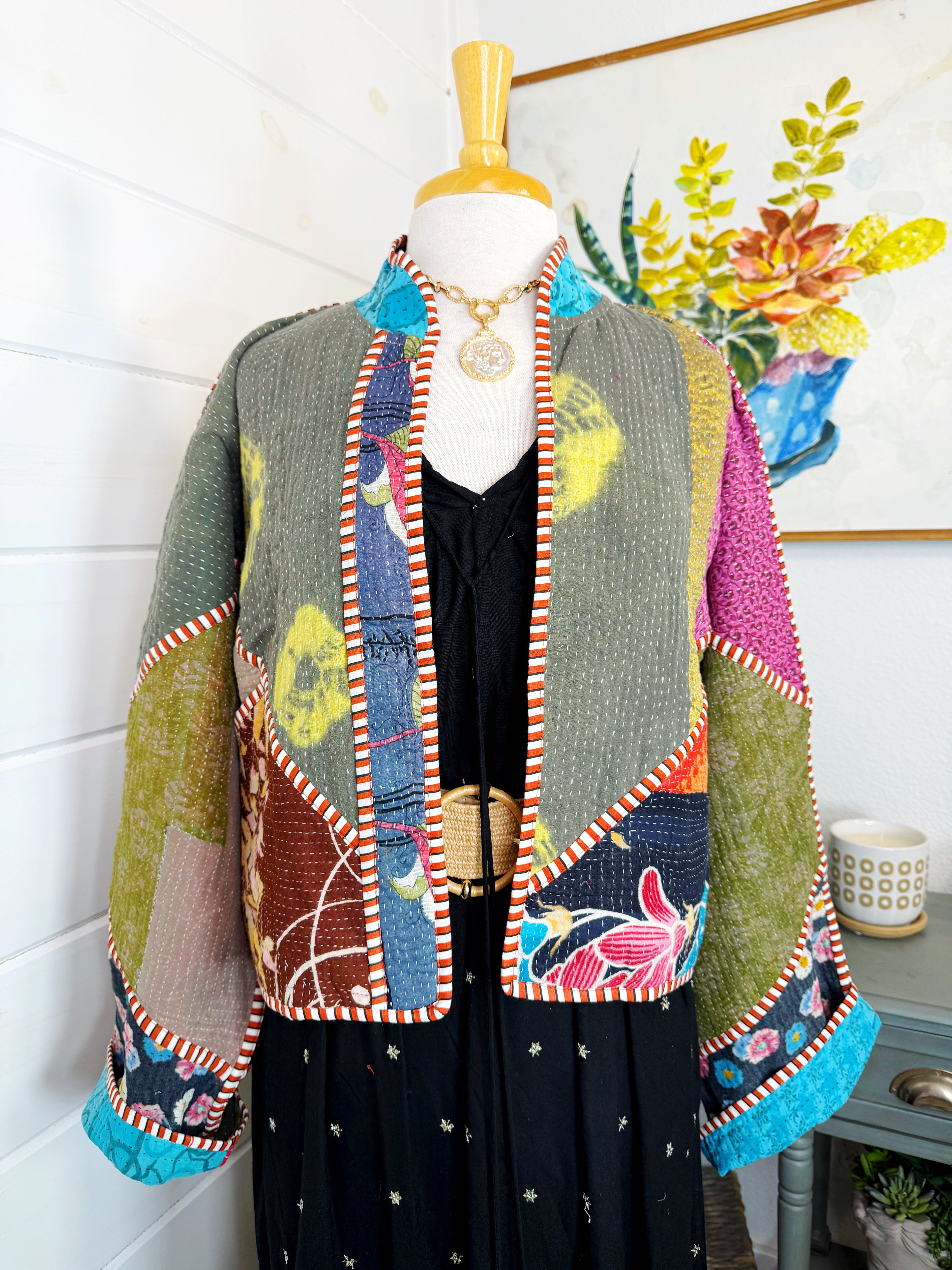 Revival Kantha Jacket – Stevie Style #1942