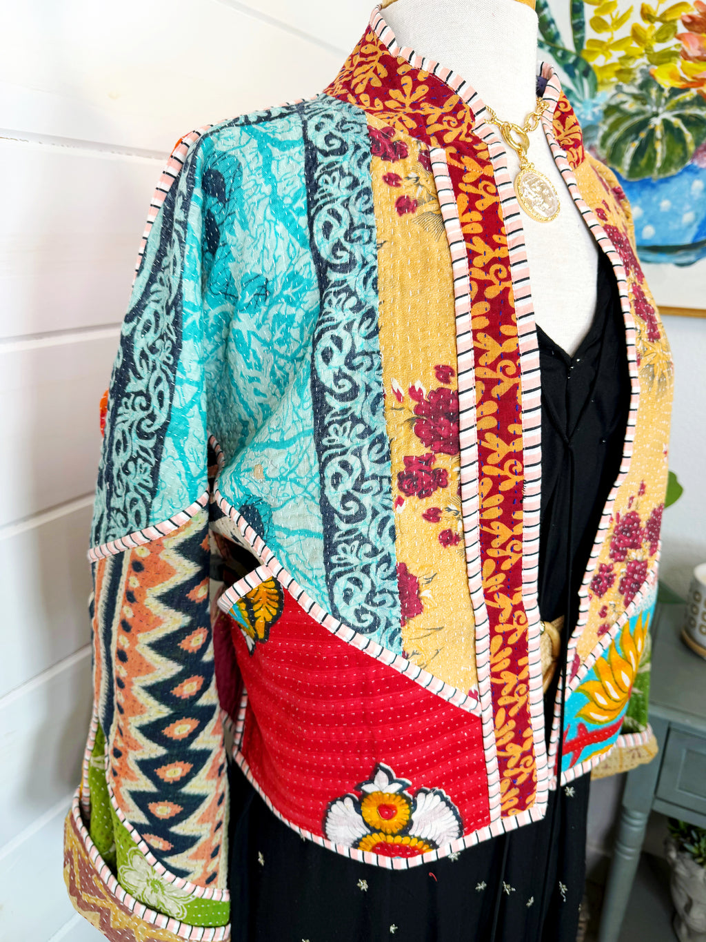 Revival Kantha Jacket – Stevie Style #1945