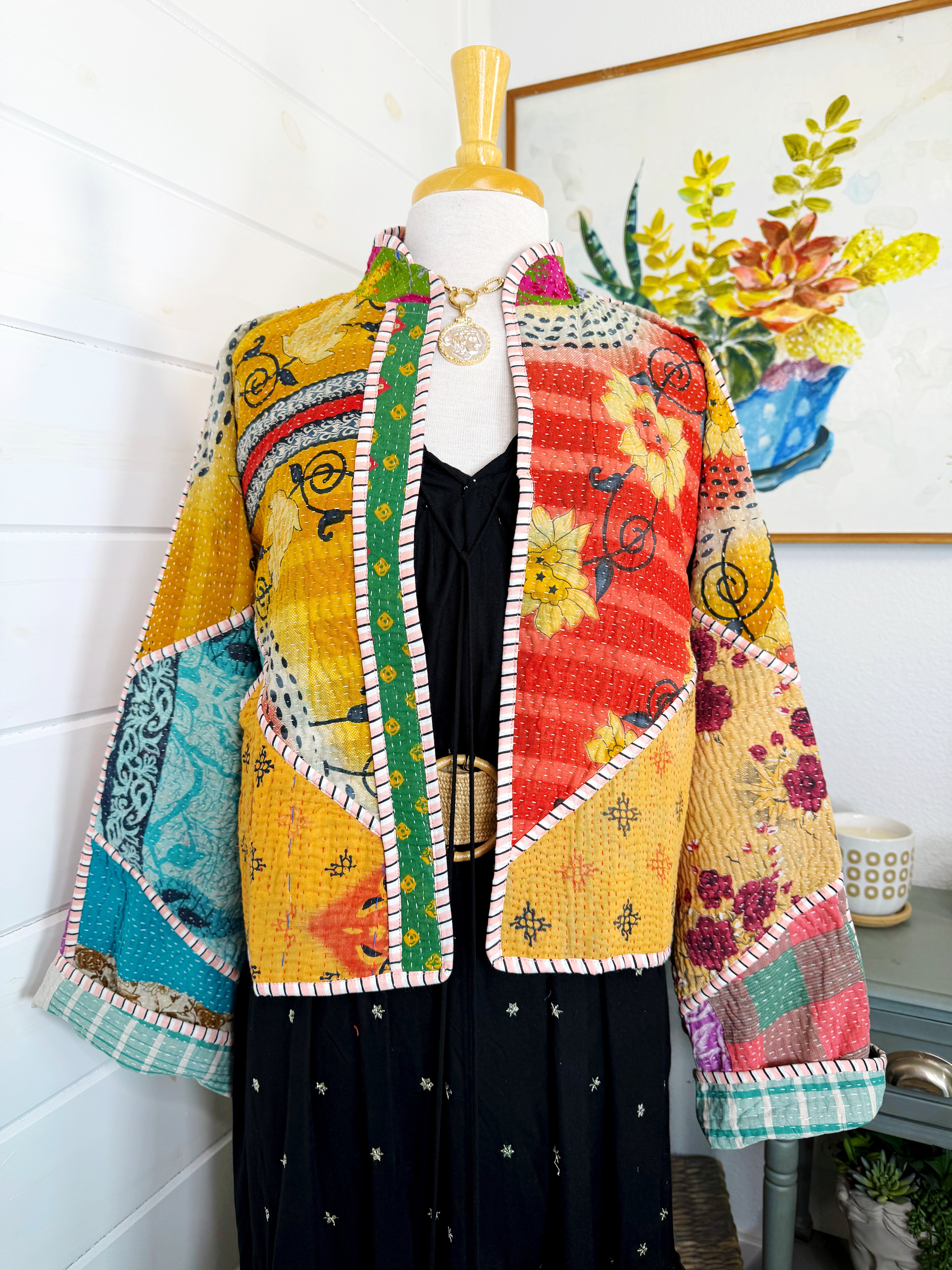 Revival Kantha Jacket – Stevie Style #1947