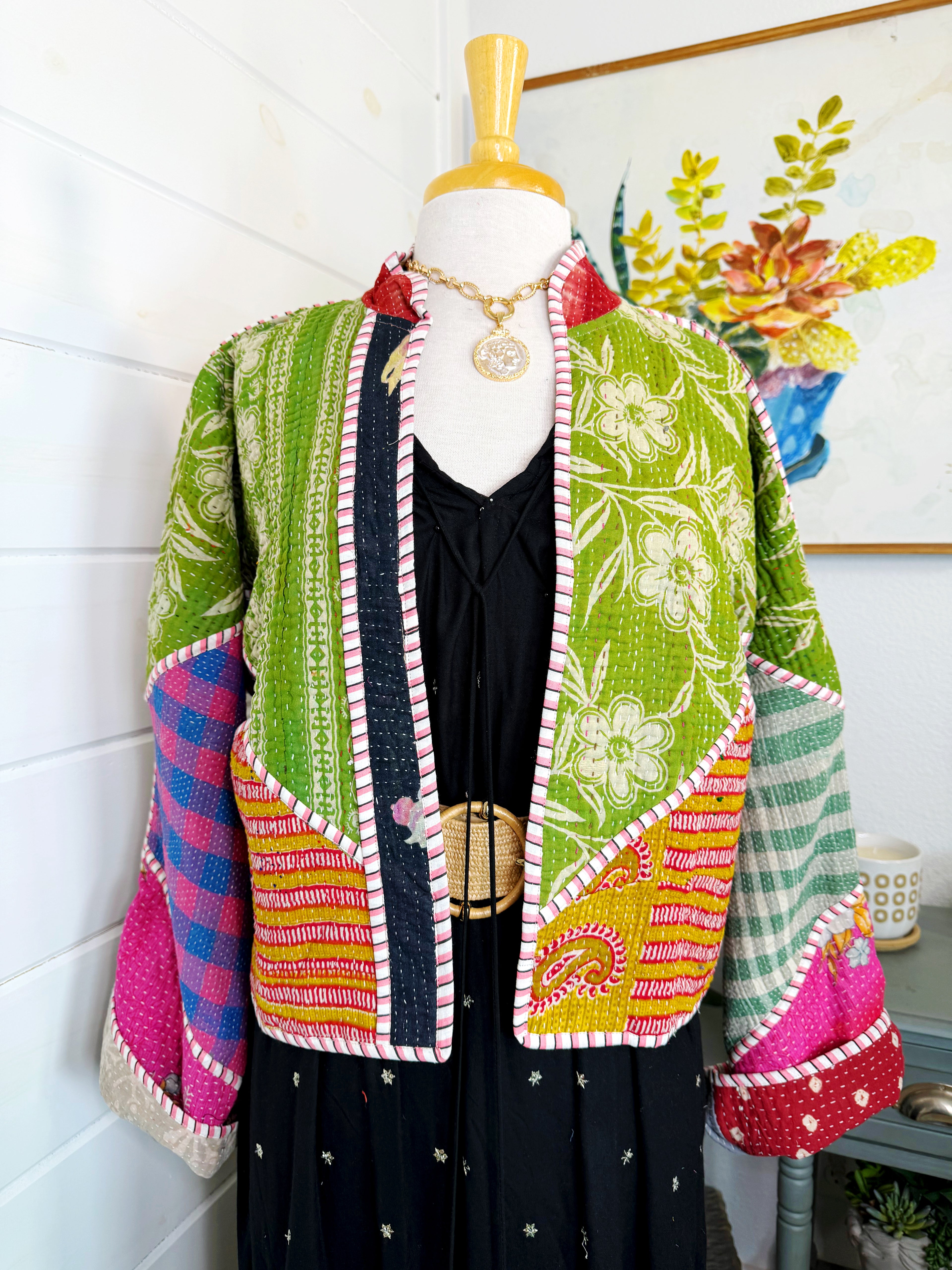 Revival Kantha Jacket – Stevie Style #1953