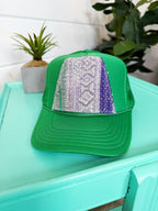 Kantha Patch Trucker Hat - One of a Kind