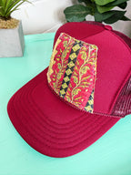 Kantha Patch Trucker Hat - One of a Kind