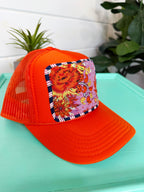 Kantha Patch Trucker Hat - One of a Kind