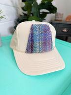 Kantha Patch Trucker Hat - One of a Kind